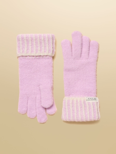 Joules Wanderer Lilac Purple Gloves