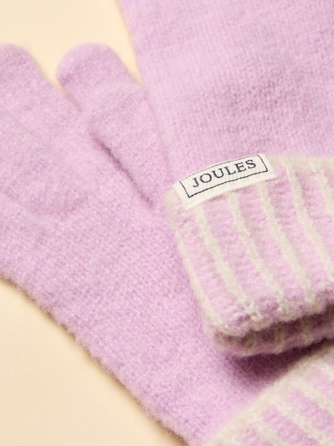 joules Wanderer Lilac Purple Gloves