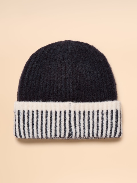 Joules Wanderer Navy Beanie Hat