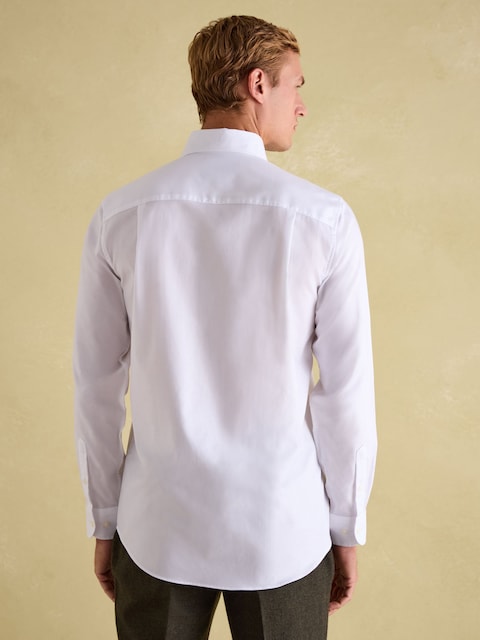 Joules White Regular Fit Single Cuff