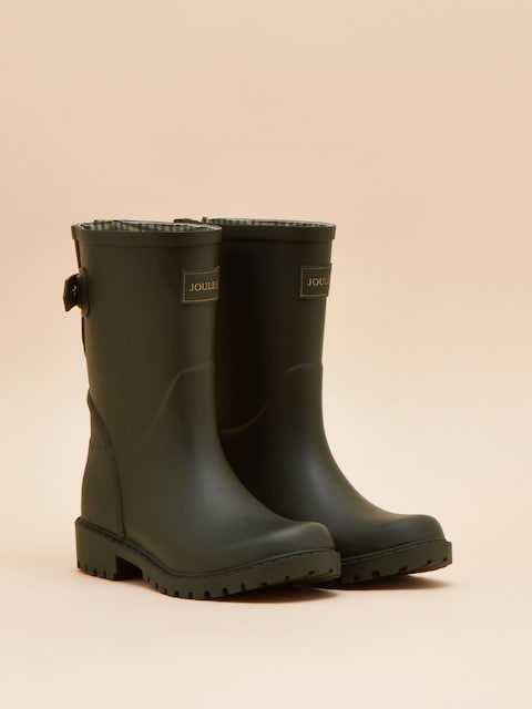 Joules Wistow Green Adjustable Mid Calf Wellies