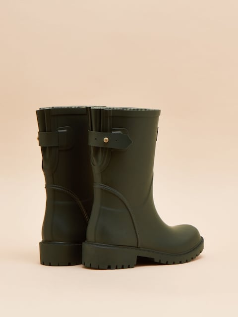 Joules Wistow Green Adjustable Mid Calf Wellies