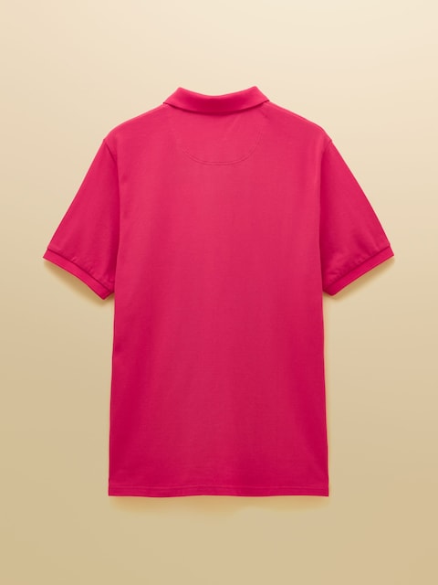 Joules Woody Bright Pink Cotton Pique Polo Shirt