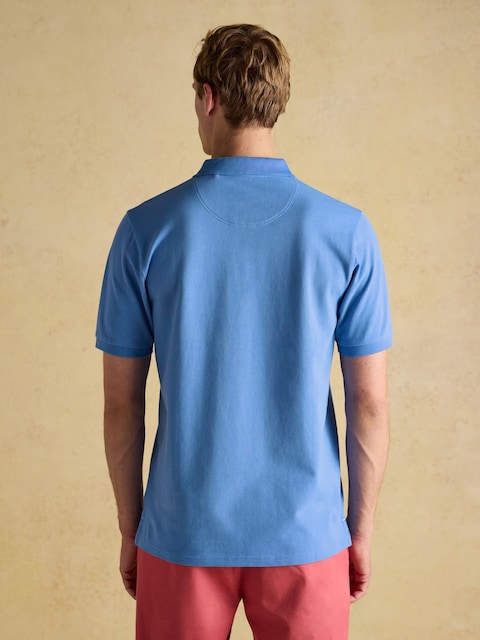 Joules Woody Light Blue Cotton Pique Polo Shirt