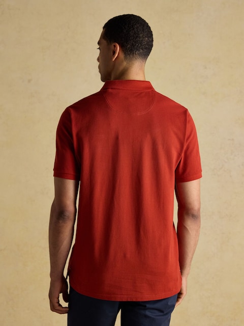 Joules Woody Orange Cotton Pique Polo Shirt