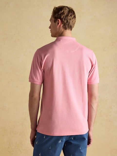 Joules Woody Pink Cotton Pique Polo Shirt