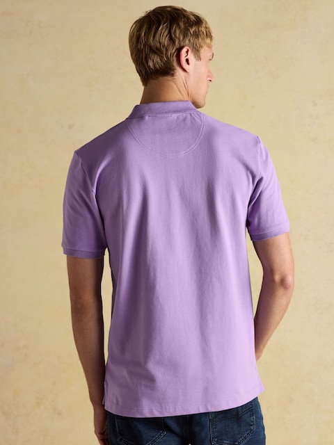 Joules Woody Purple Cotton Pique Polo Shirt