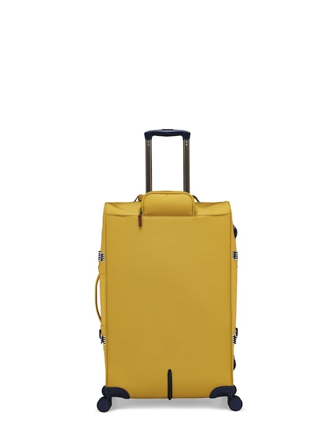 Joules Yellow Coast Large 4W Trolley Case