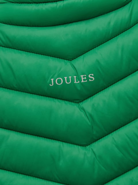 joules Kids' Crofton Gilet Green Showerproof Padded Gilet