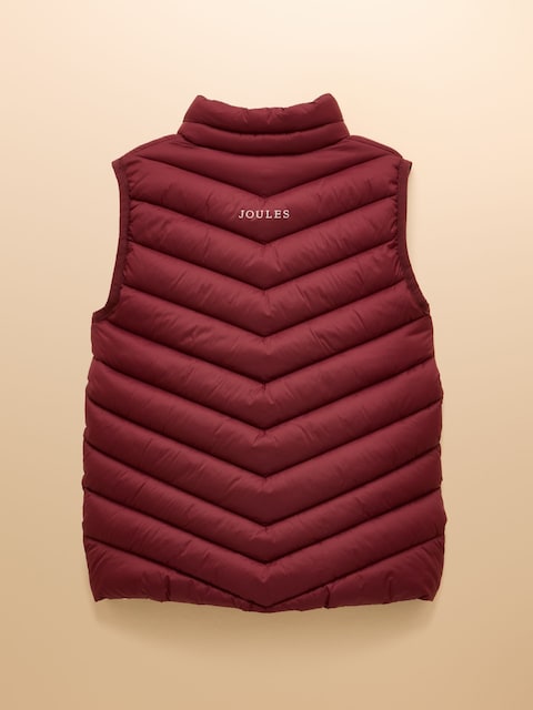 Joules Kids' Crofton Gilet Port Showerproof Padded Gilet