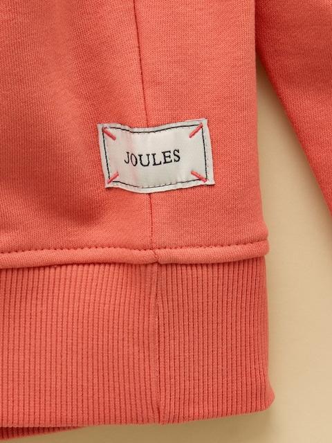 joules Kids Sundaze Red Crew Neck Slogan Sweatshirt
