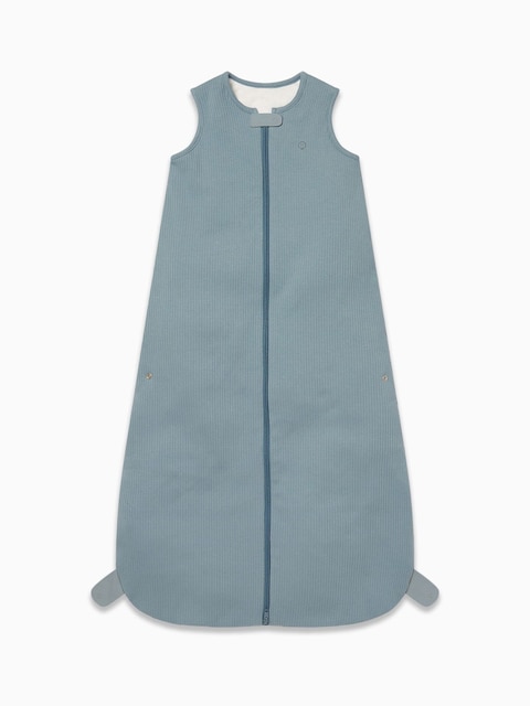 Joules MORI Blue MORI Supersoft Ribbed 2.5 Tog Sleeping Bag Front Zip
