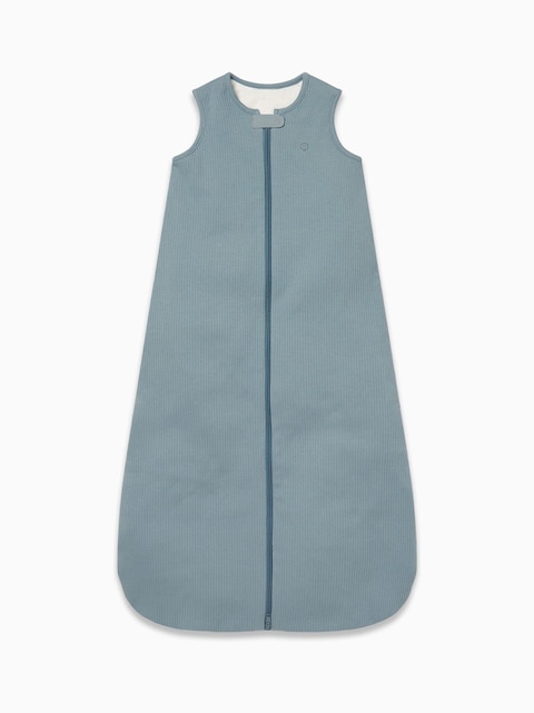 Joules MORI Blue MORI Supersoft Ribbed 2.5 Tog Sleeping Bag Front Zip