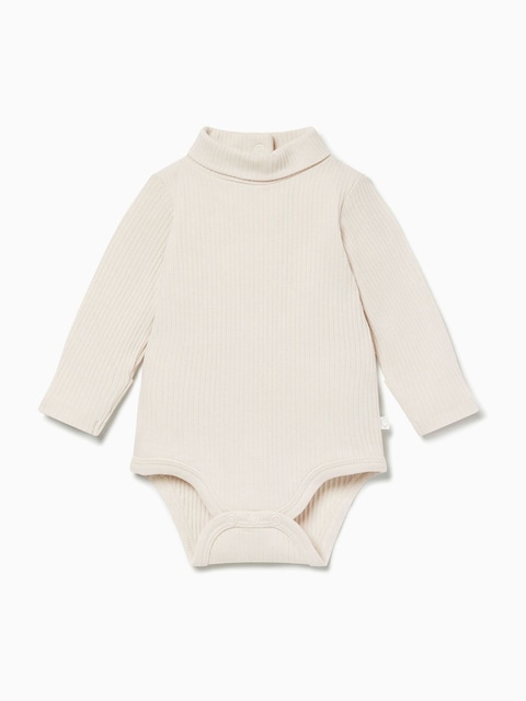 Joules Mori Cream MORI Cream Roll Neck Supersoft Bodysuit