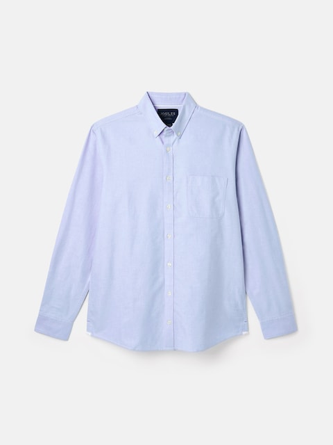 joules Oxford Classic Fit Blue Long Sleeve Cotton Shirt
