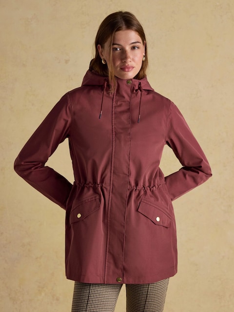 Joules Portwell Port Waterproof Raincoat With Hood And Adjustable Waist