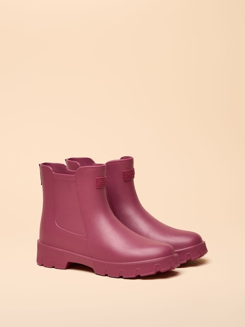 Joules Raindance Berry Red Lightweight EVA Ankle Wellies