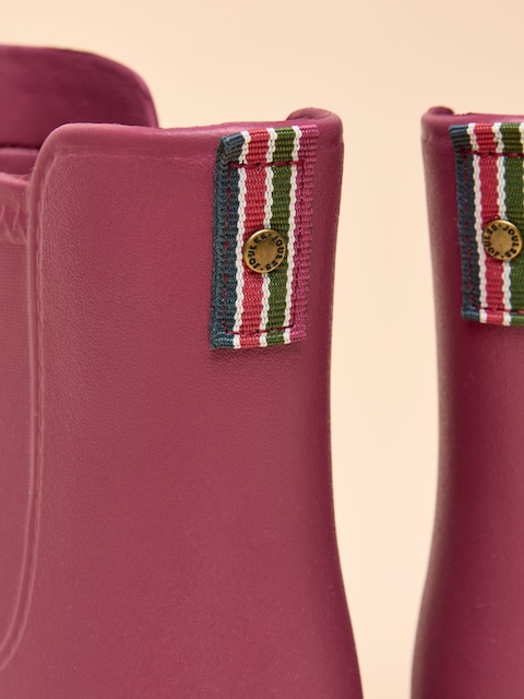 joules Raindance Berry Red Lightweight EVA Ankle Wellies