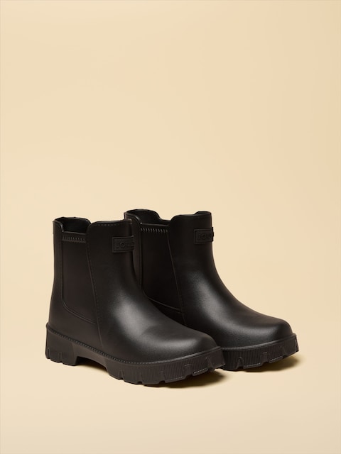 Joules Raindance Black Lightweight EVA Ankle Wellies