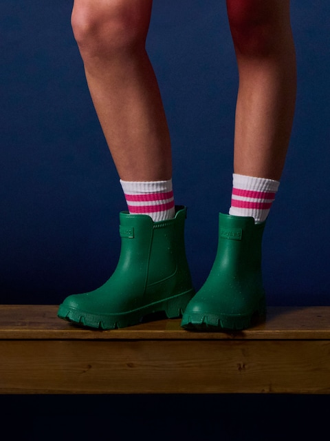 Joules Raindance Green Lightweight EVA Ankle Wellies