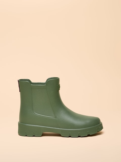 Joules Raindance Khaki Green Lightweight EVA Ankle Wellies