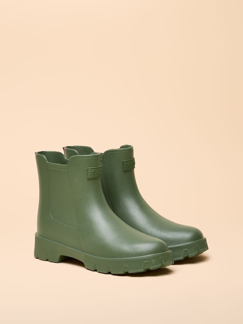 Joules Raindance Khaki Green Lightweight EVA Ankle Wellies