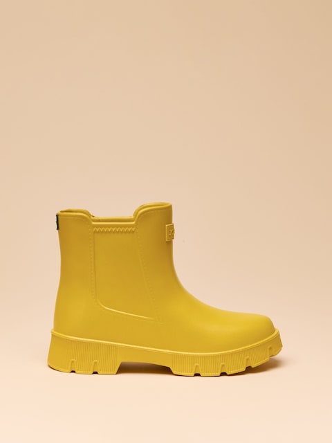 Joules Raindance Yellow Lightweight EVA Ankle Wellies