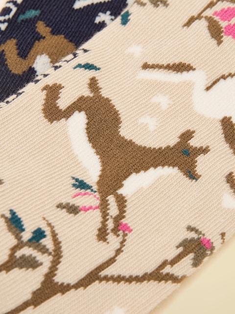 Joules Rilla Navy & Oatmeal Pack Of Two Trainer Socks