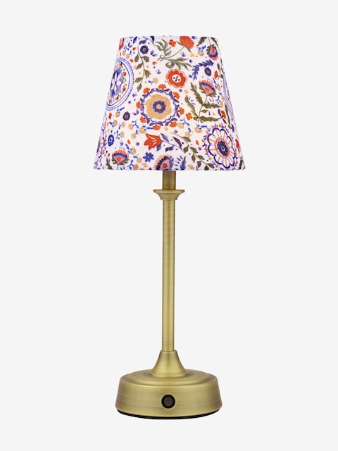 joules White & Blue Apsley Rechargeable Led Wireless Table Lamp