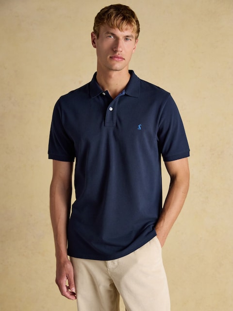 Joules Woody Polo Shirts Navy/Green/Brown/Orange/Brown Stripe 5 Pack