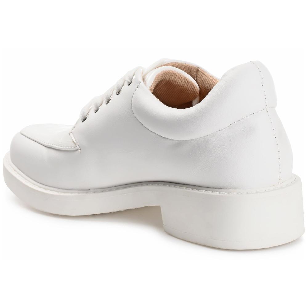 Journee Collection ALIAH OXFORD FLATS IN FAUX LEATHER Clay