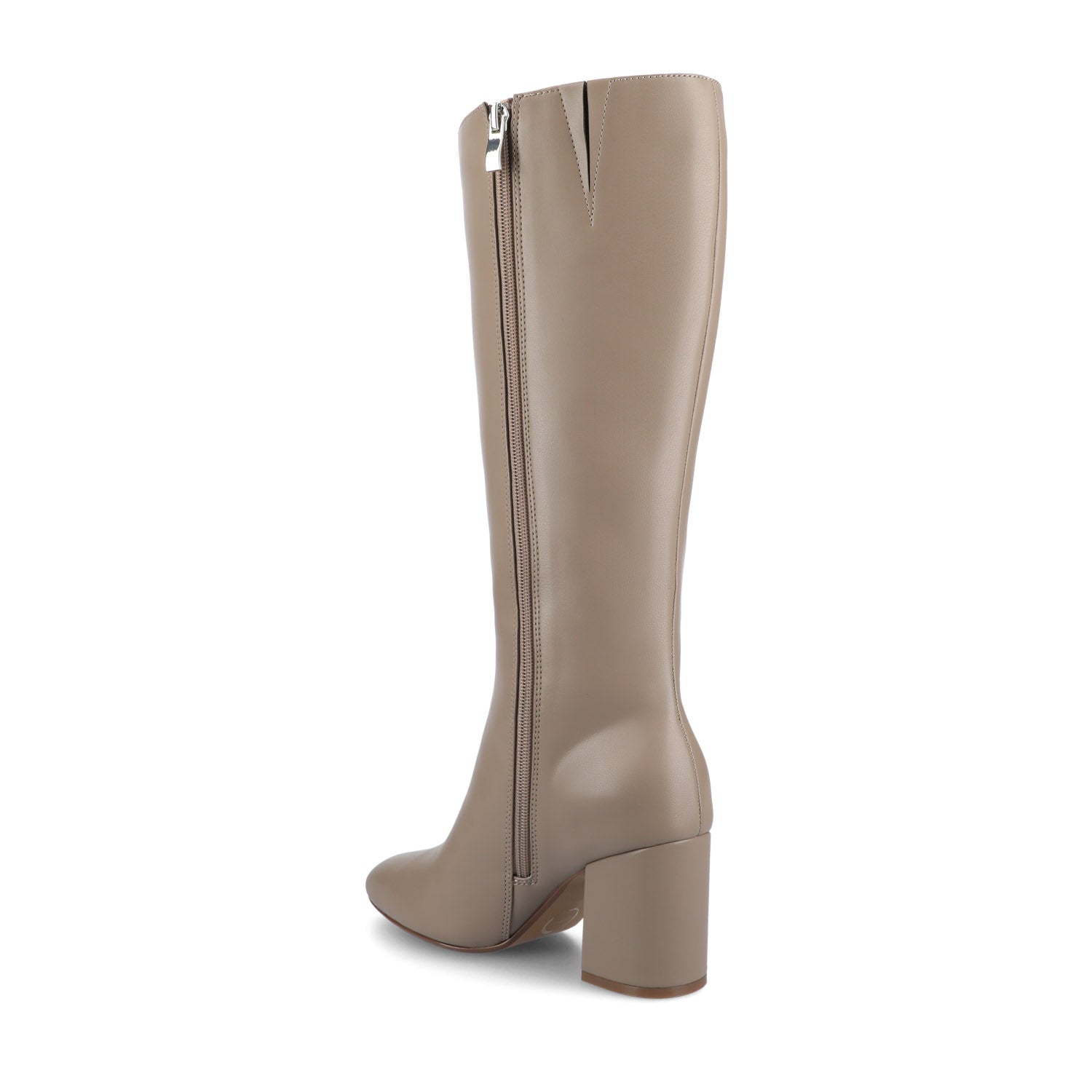 Journee Collection AMEYLIA KNEE-HIGH BOOTS IN EXTRA WIDE CALF Black PU