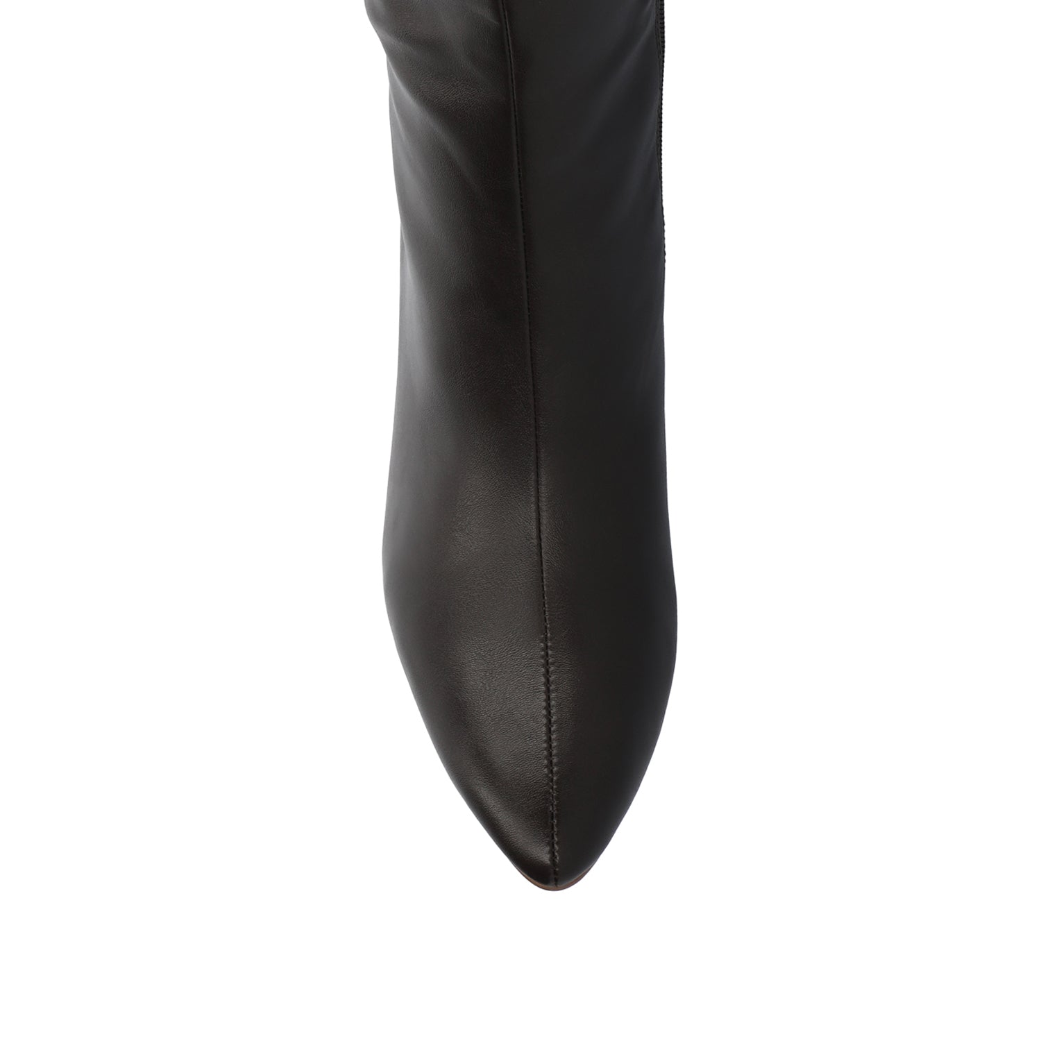 Journee Collection AMEYLIA VEGAN LEATHER KNEE-HIGH BOOTS IN WIDE WIDTH & CALF Black PU