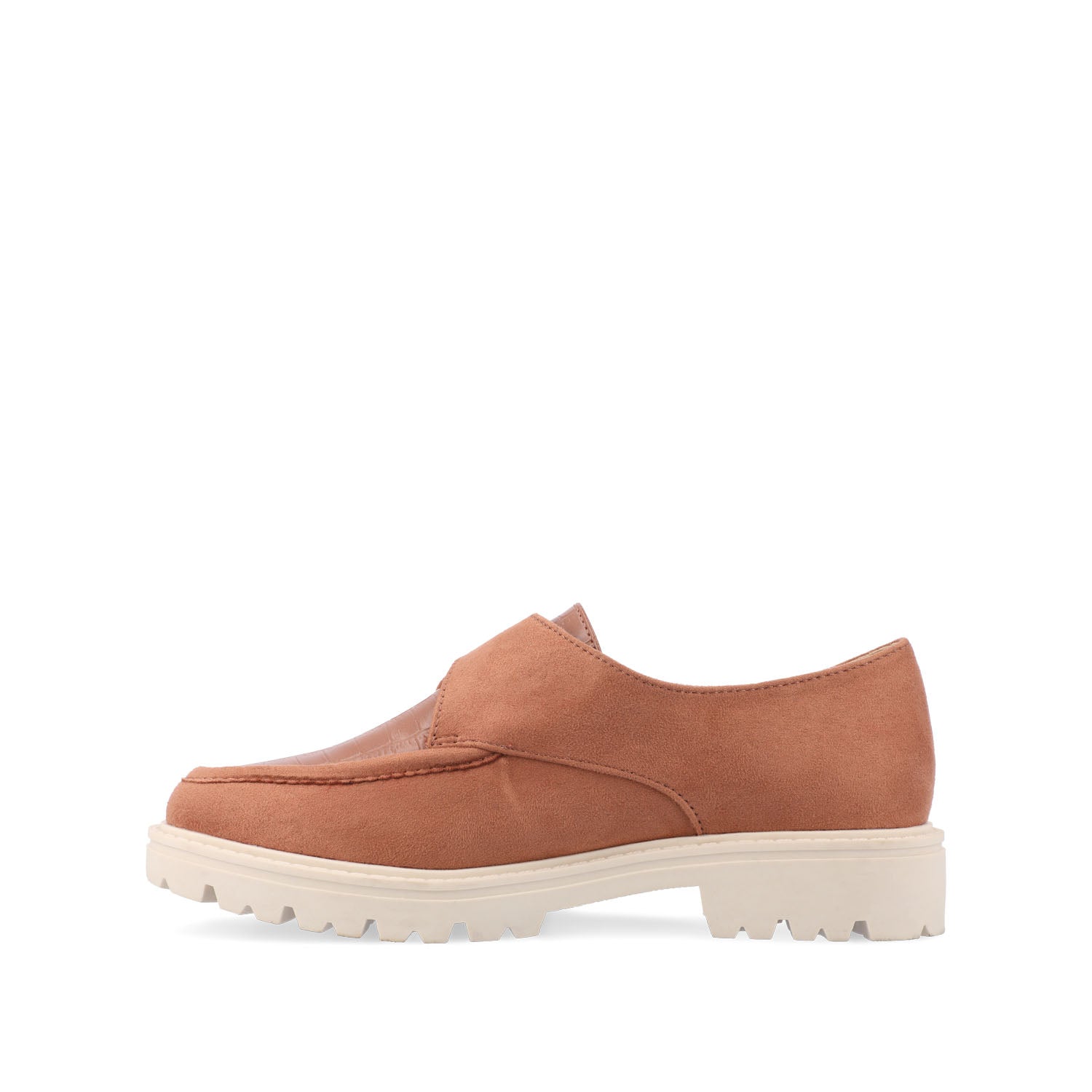 Journee Collection AZULA OXFORD FLATS IN FAUX LEATHER Tan