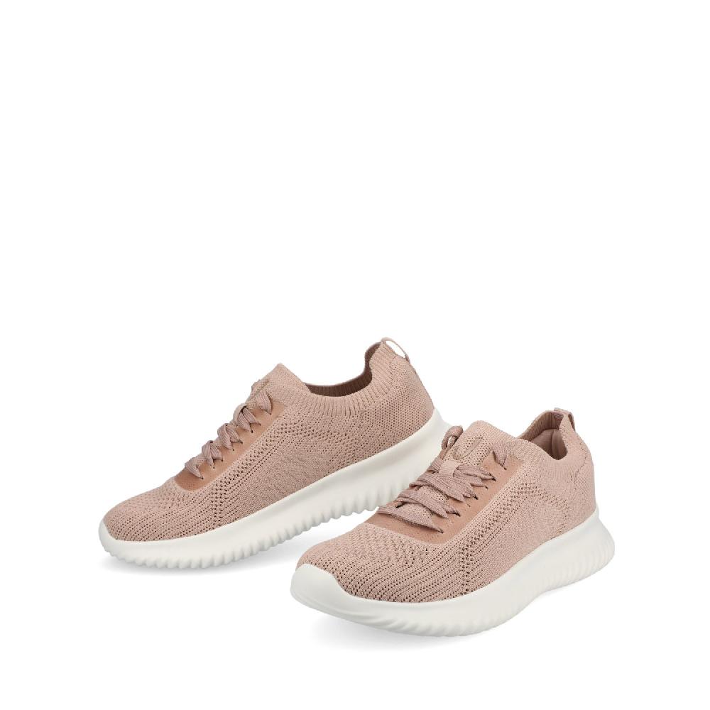 Journee Collection BRENA CASUAL SNEAKERS Cream Knit