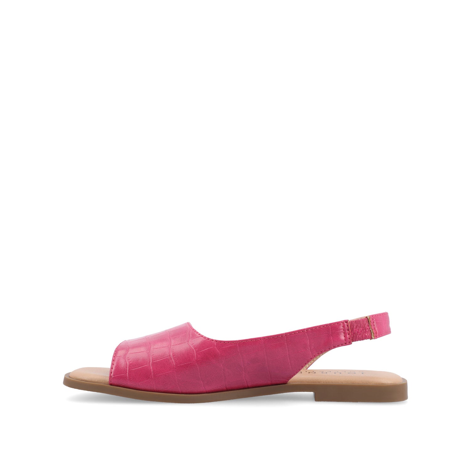 Journee Collection BRINSLEY CUTOUT SANDALS IN CROCO Bone Croco