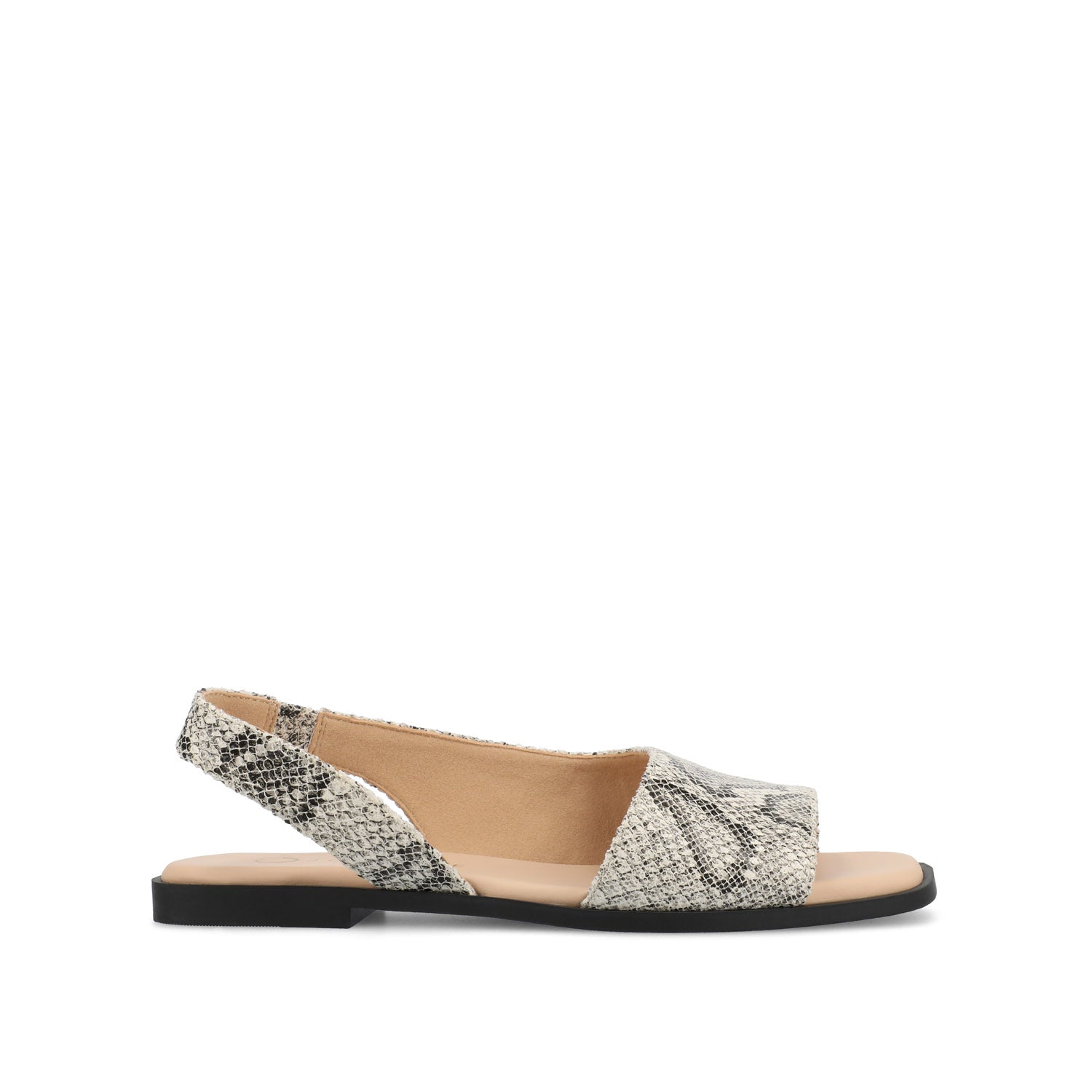 journee collection BRINSLEY SANDALS IN FAUX LEATHER Gold PU