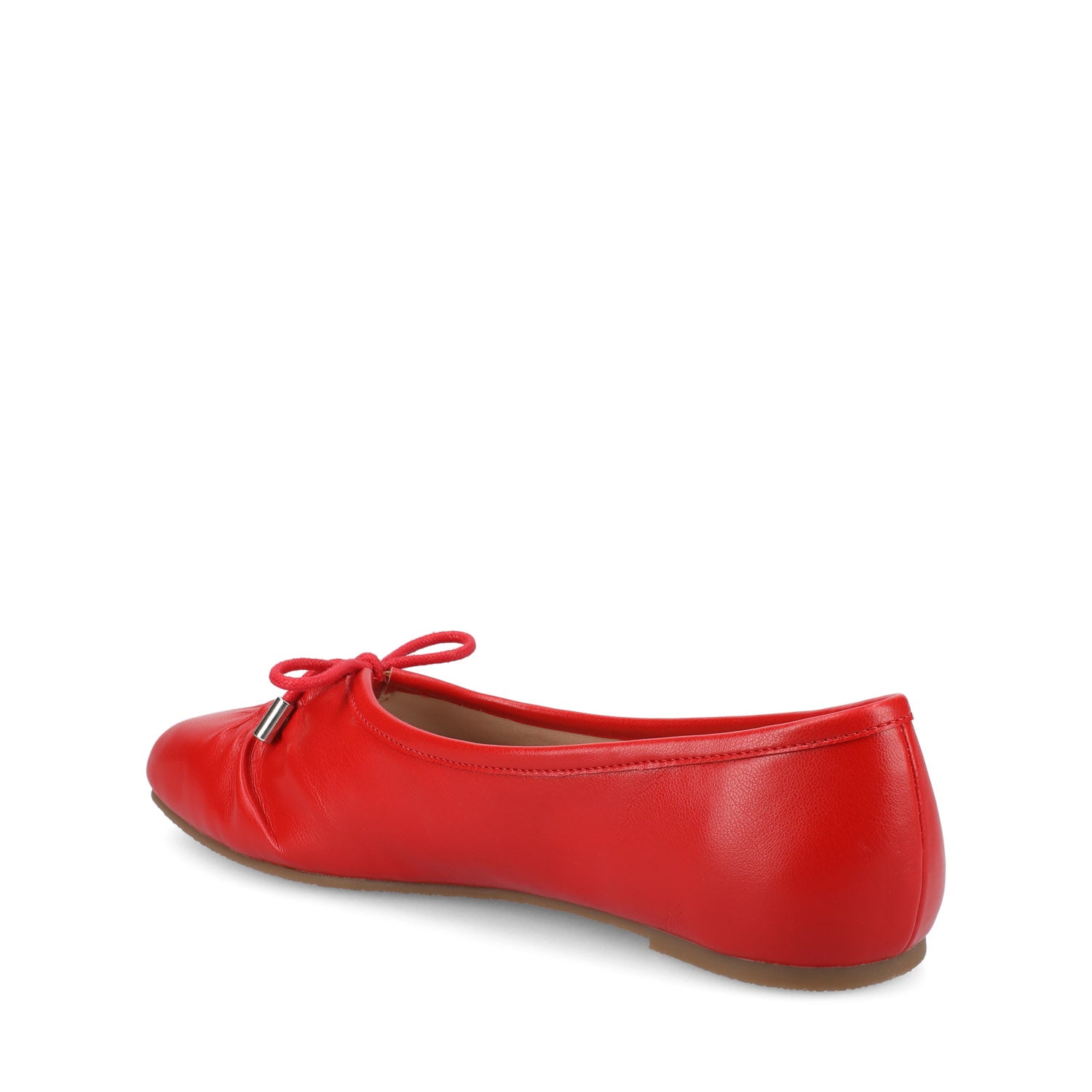 Journee Collection CALLEE BALLET FLATS IN FAUX LEATHER Bone