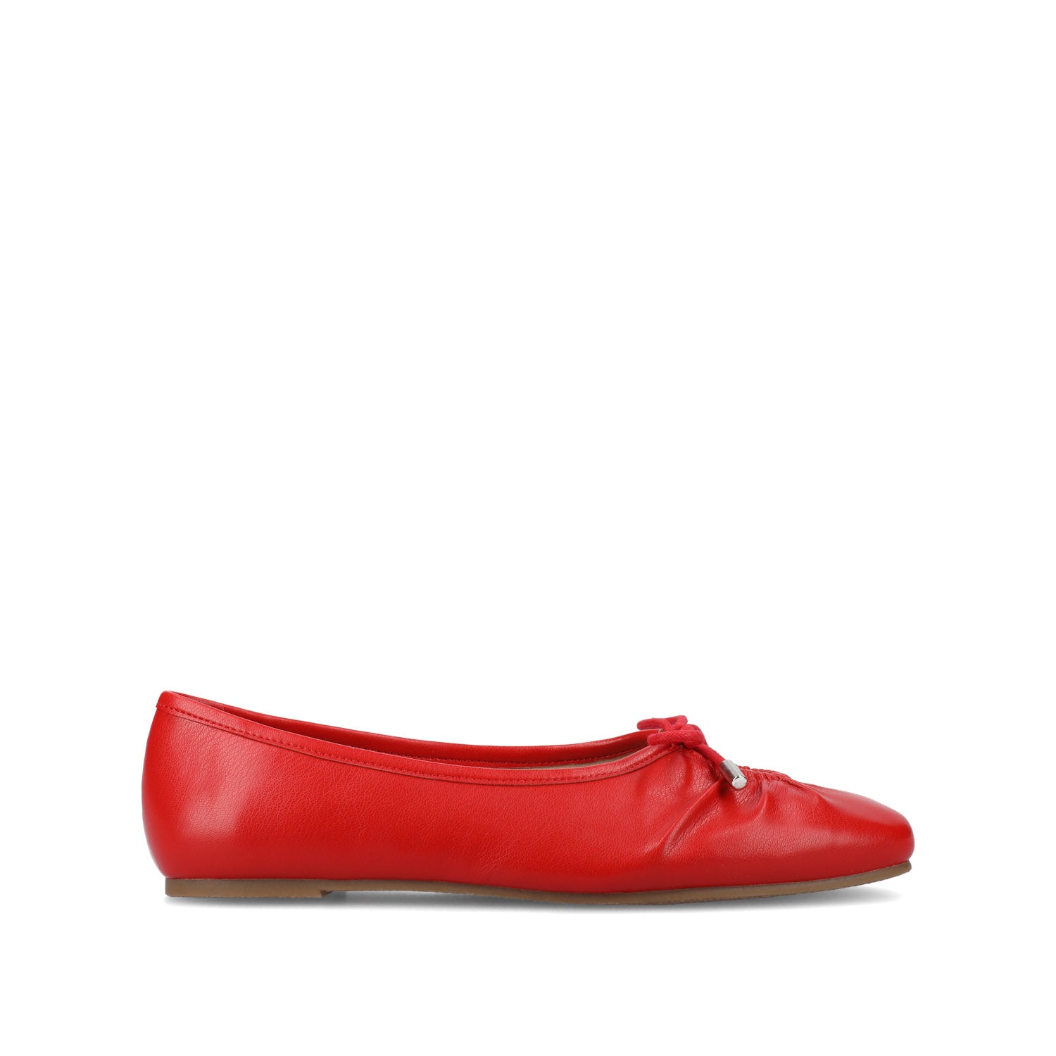 journee collection CALLEE BALLET FLATS IN FAUX LEATHER Bone