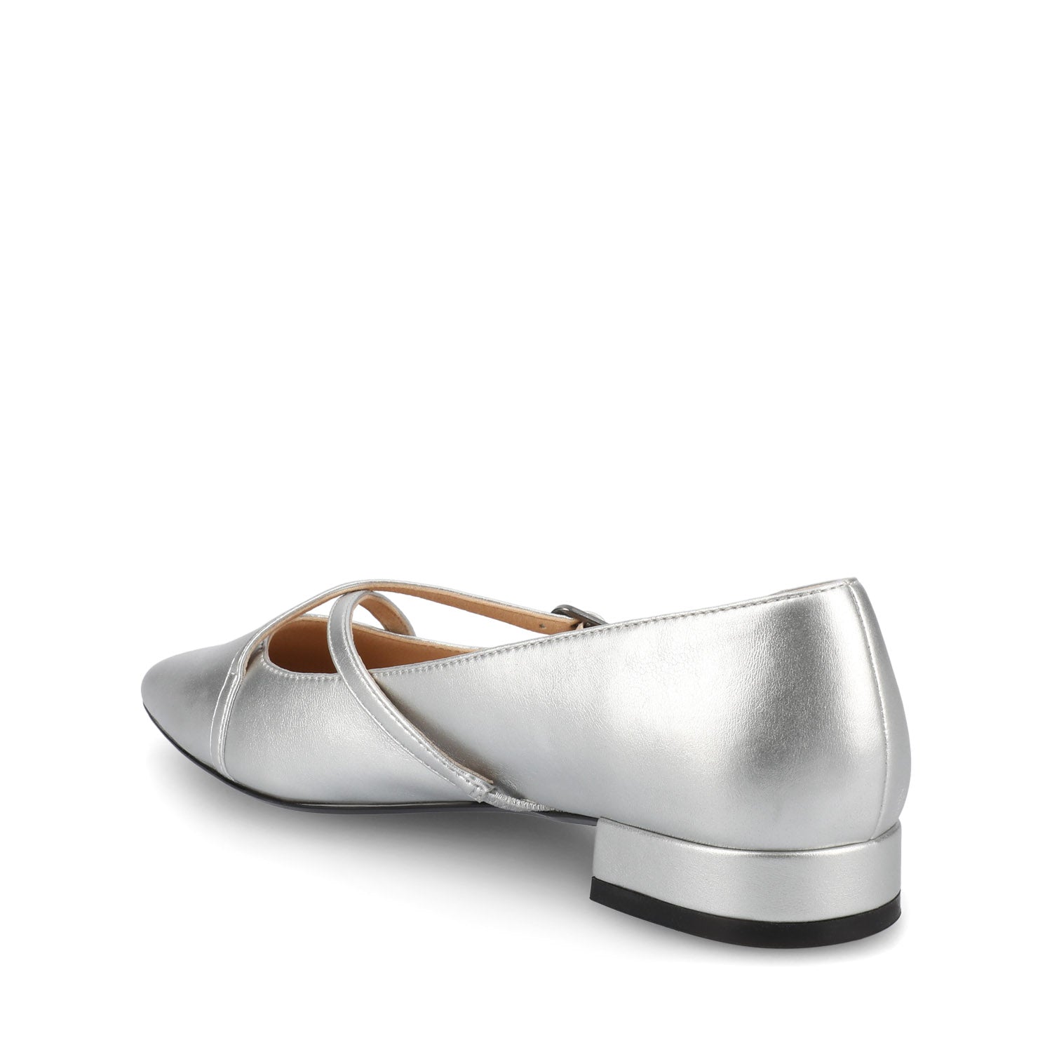 Journee Collection CAMBY DRESS FLAT IN WIDE Bone PU