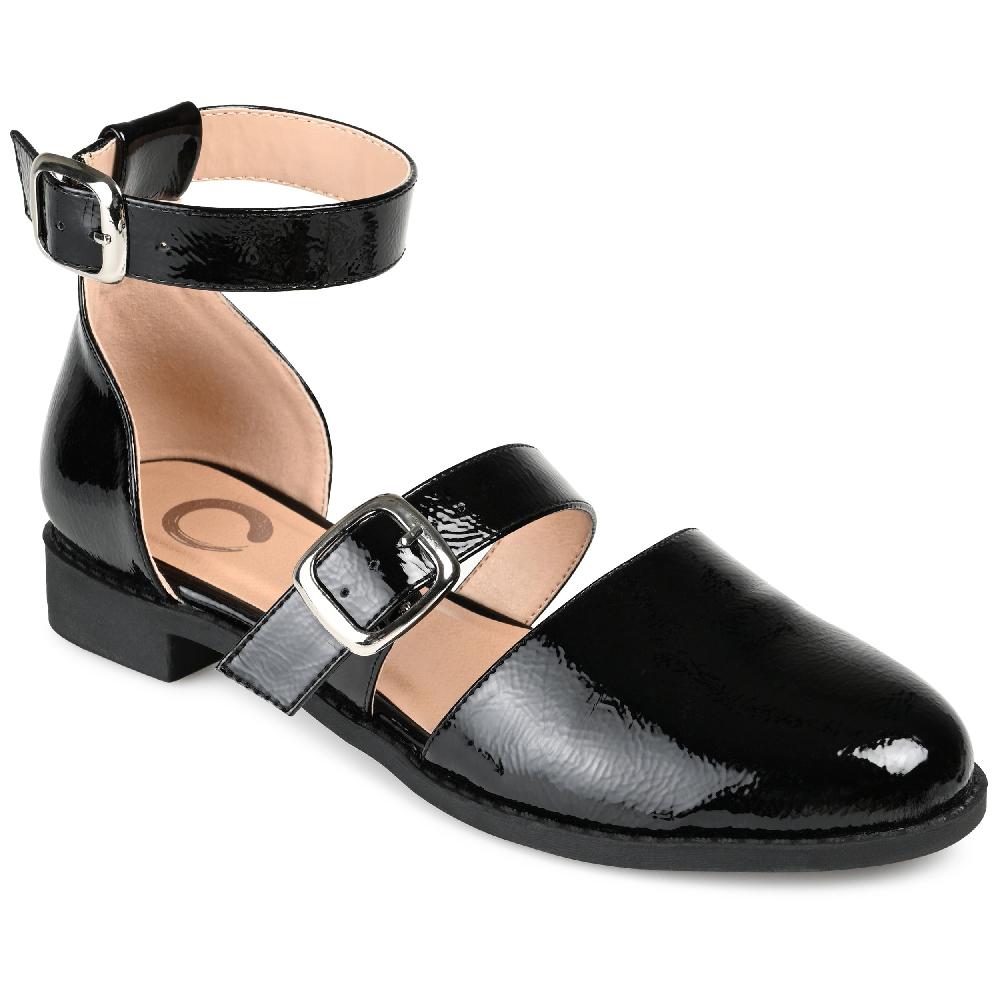 Journee Collection CONSTANCE MARY JANE LOAFER FLATS IN WIDE Black