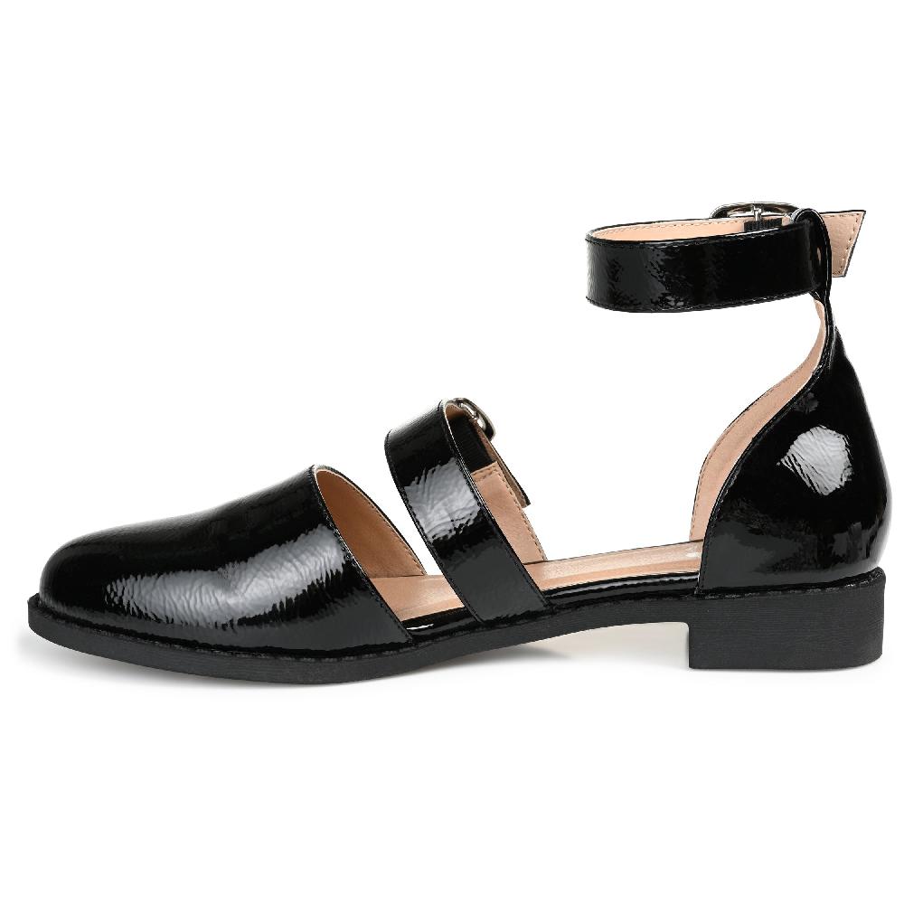 Journee Collection CONSTANCE MARY JANE LOAFER FLATS IN WIDE Black