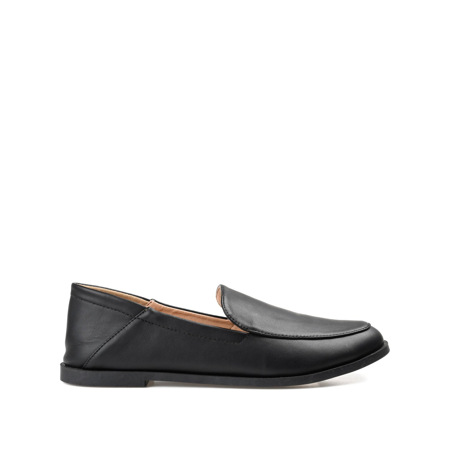 journee collection CORINNE LOAFER FLATS IN FAUX LEATHER Rose