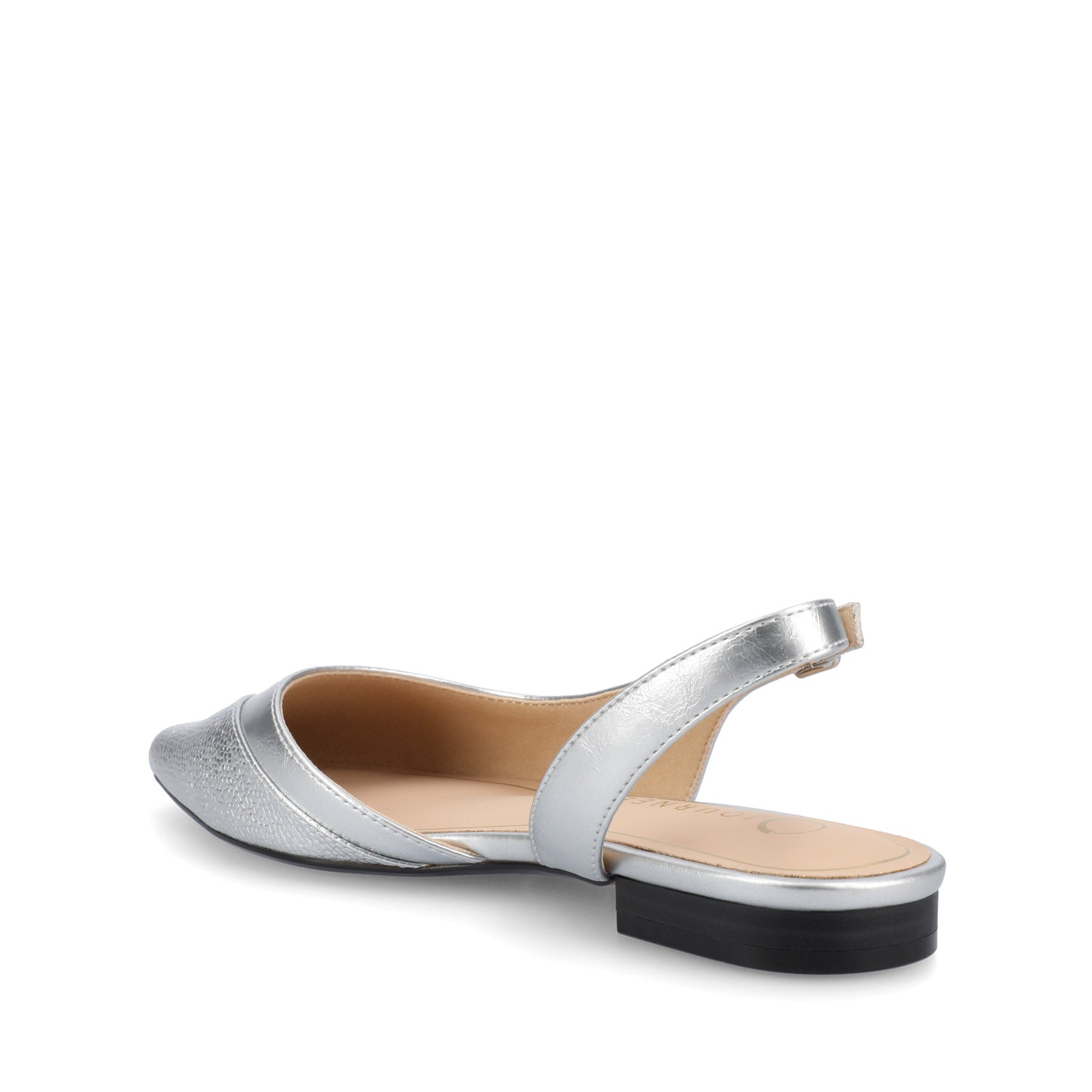 Journee Collection DAPHNNE BALLET FLATS IN TWEED FABRIC STATEMENT Black Tweed