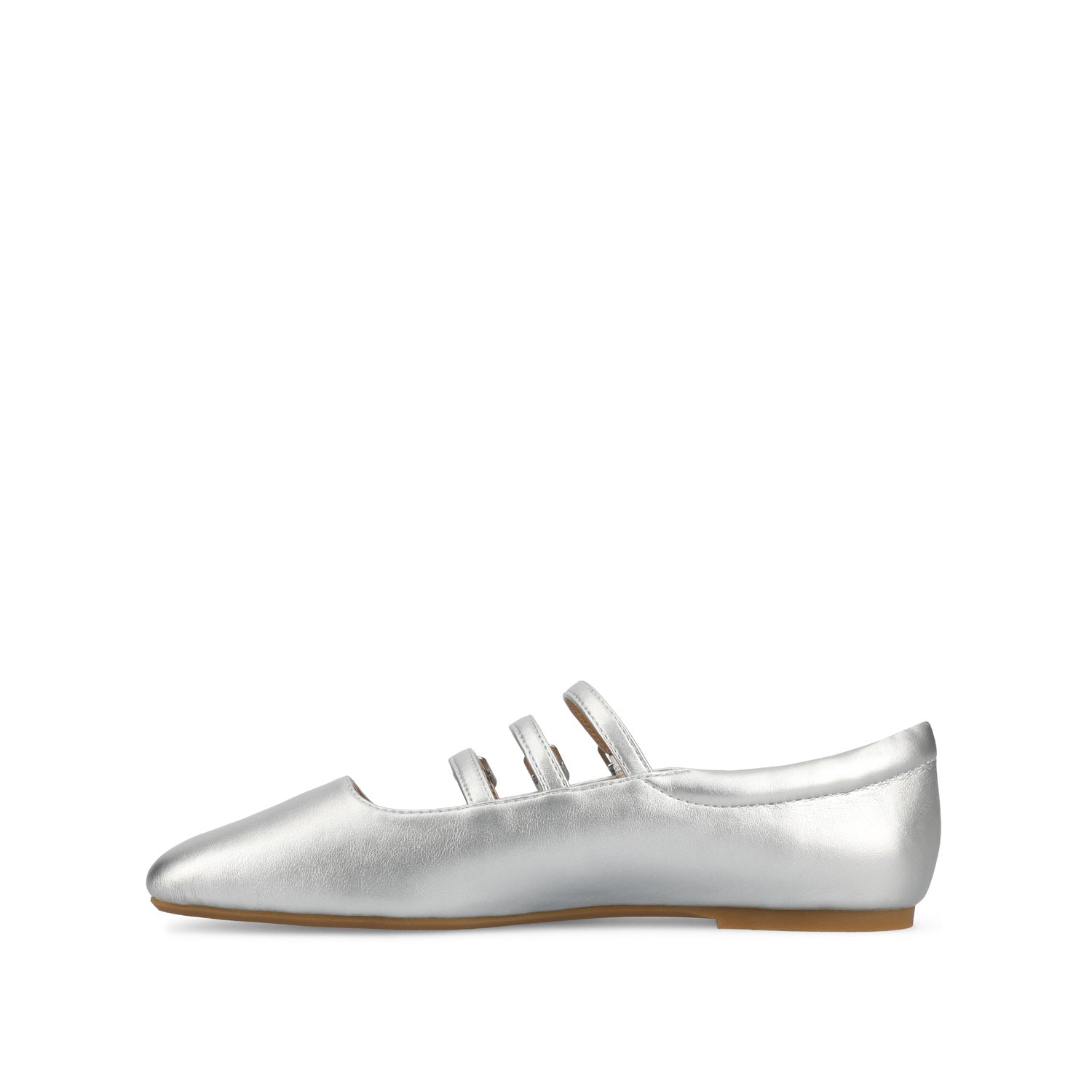 Journee Collection DARLIN STATEMENT FLATS IN WIDE Silver