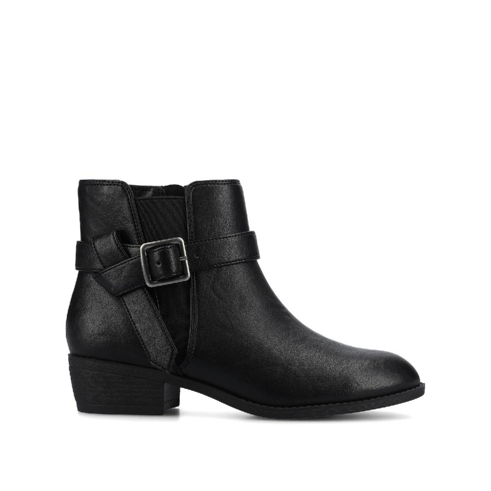 journee collection DEVINA ANKLE BOOTIES IN WIDE Black