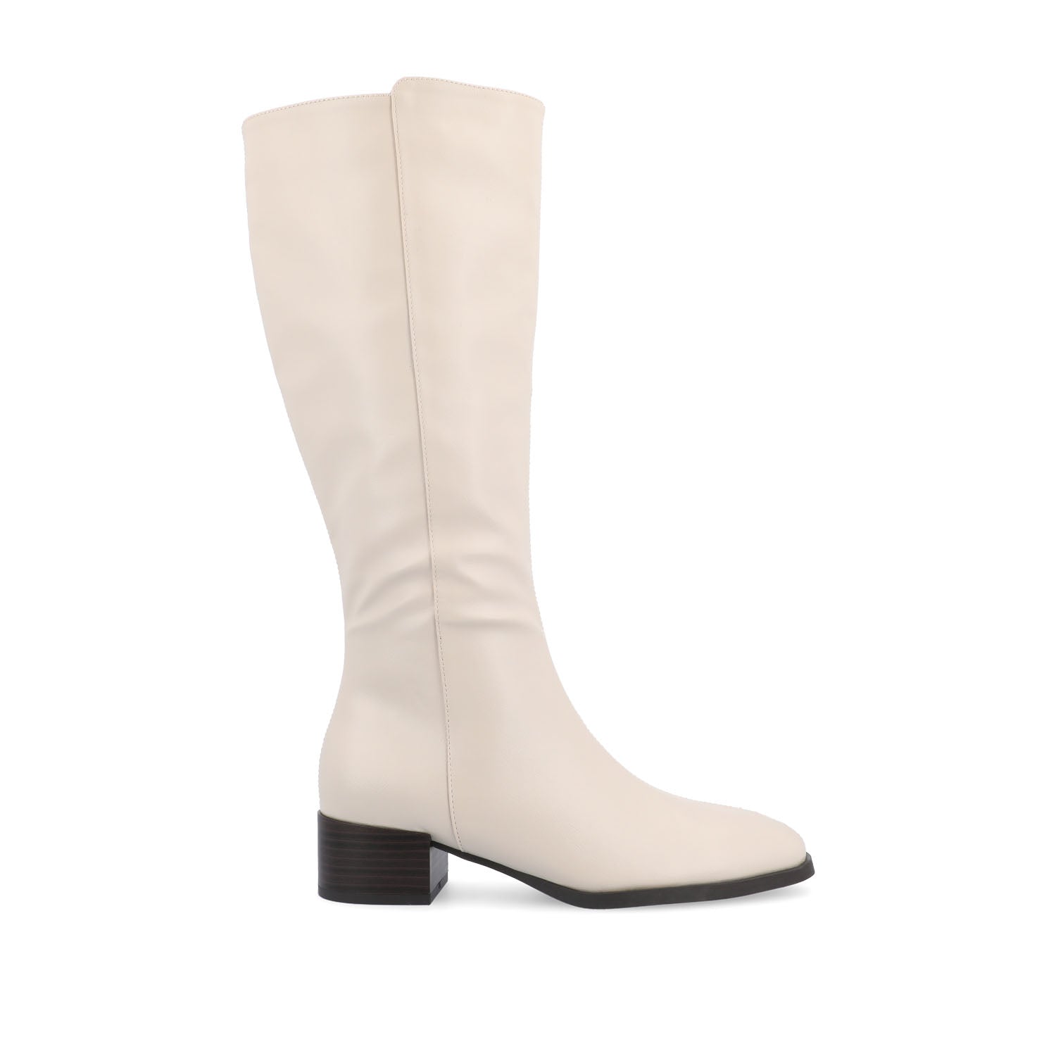 journee collection DEVRI KNEE HIGH BOOTS IN FAUX LEATHER Bone