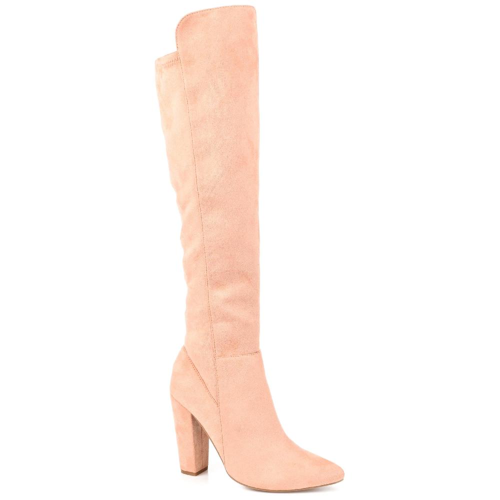 Journee Collection DOMINGA IN WIDE CALF - FINAL SALE (NO EXCHANGES) Nude