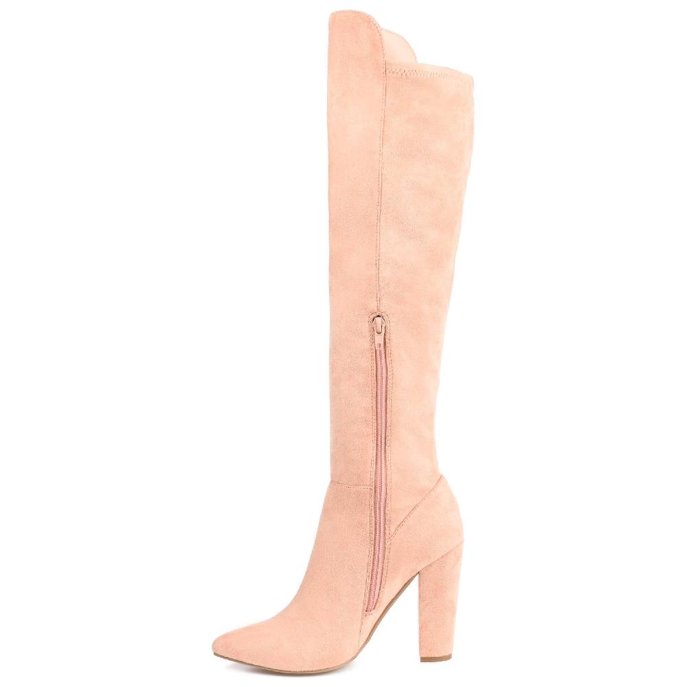 Journee Collection DOMINGA IN WIDE CALF - FINAL SALE (NO EXCHANGES) Nude