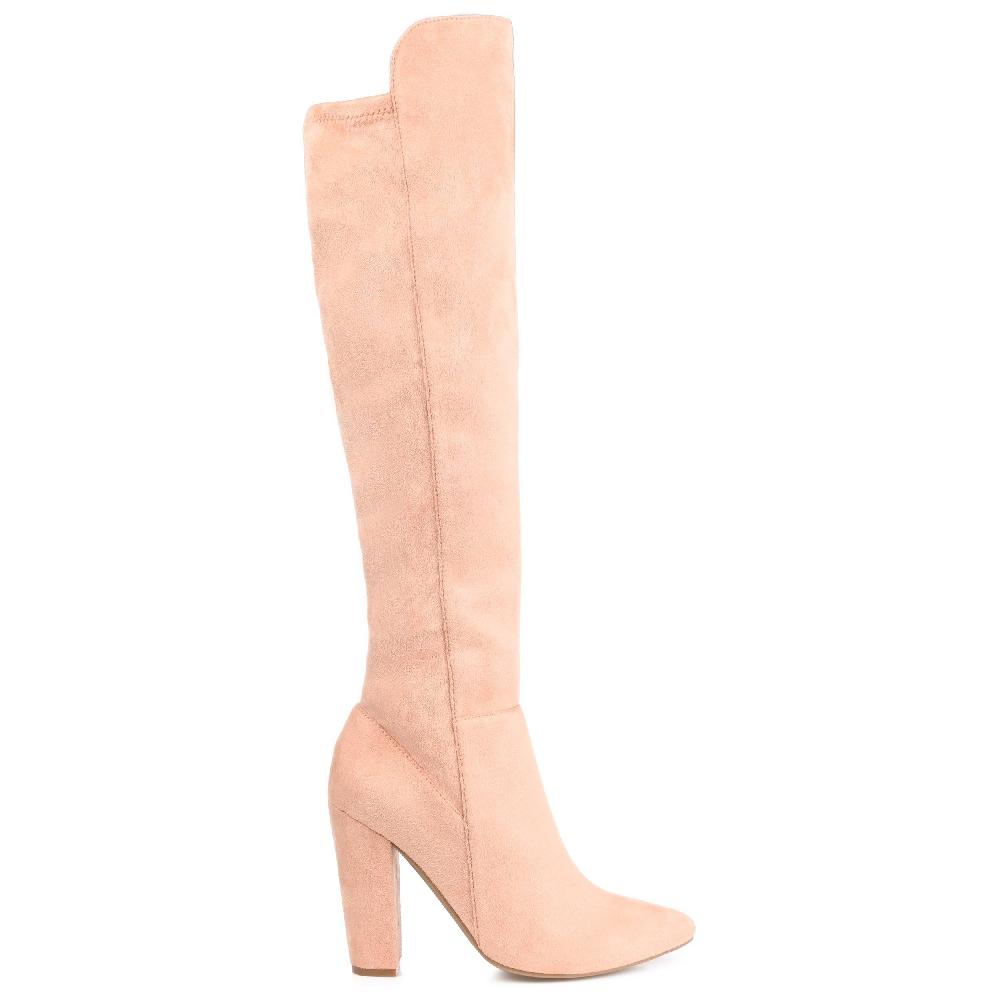 journee collection DOMINGA IN WIDE CALF - FINAL SALE (NO EXCHANGES) Nude